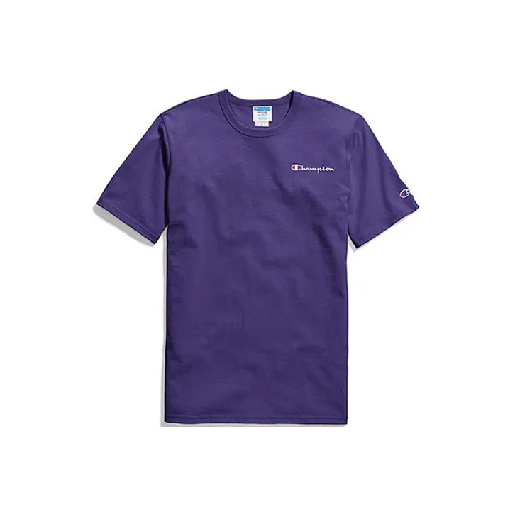 Champion T Shirt US Version Unisex Purple-0