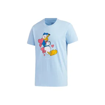 Adidas Neo x Disney T Shirt Men's Pink Blue