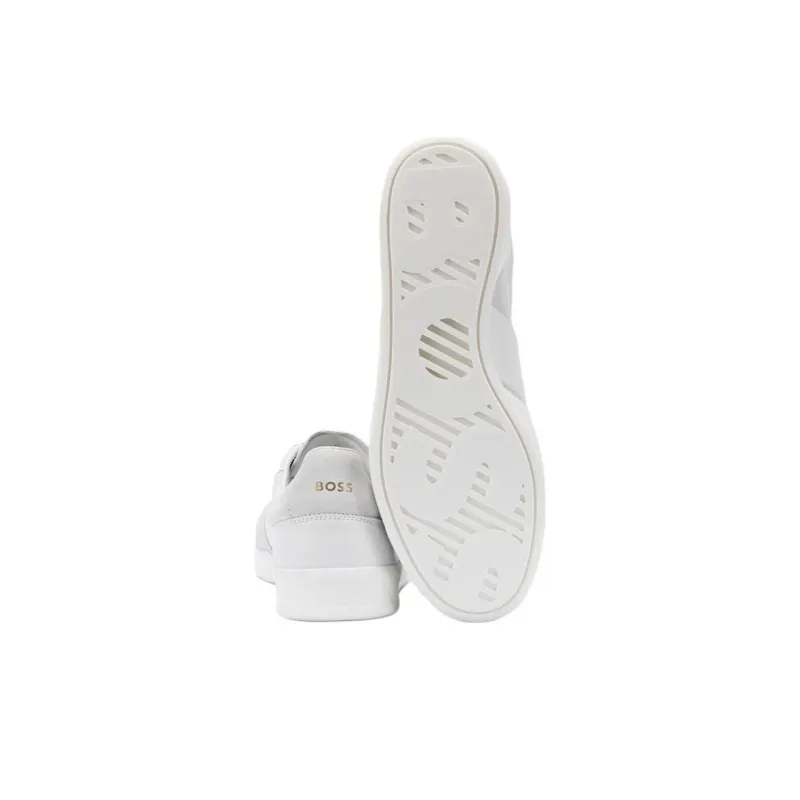 HUGO BOSS Low Top Skateboard Shoes Men's White-6