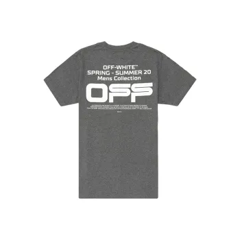OFF WHITE Slim Fit Wavy Line T Shirt