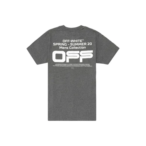 OFF WHITE Slim Fit Wavy Line T Shirt