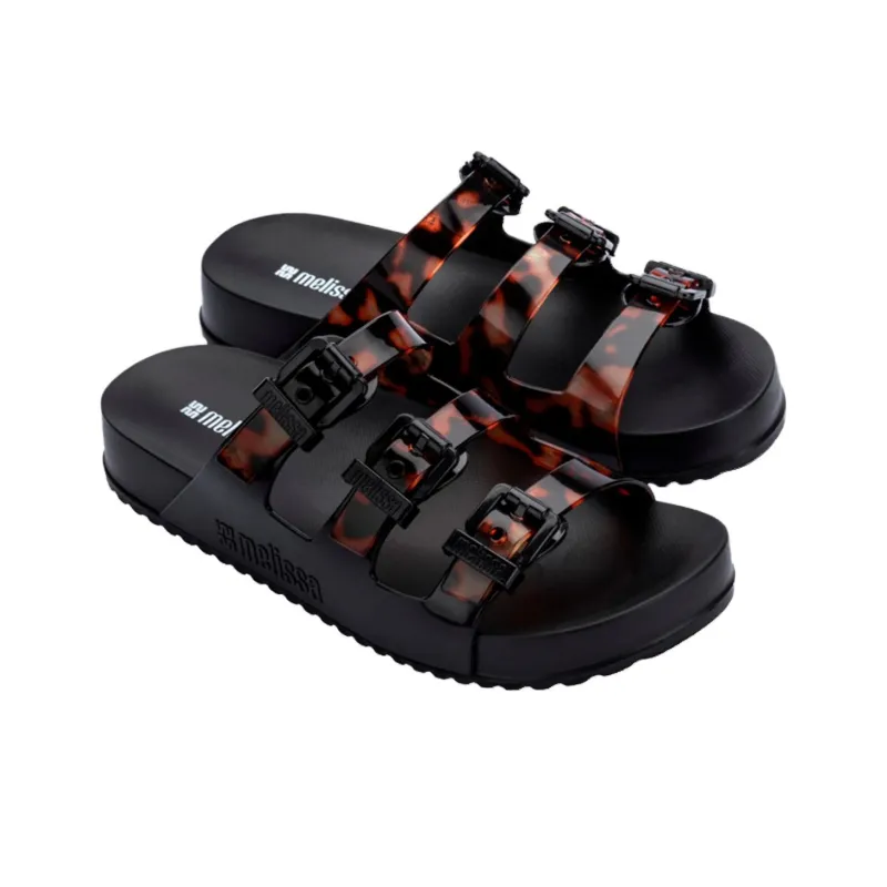 MELISSA PVC Polyvinyl Chloride Quiet Slip Resistant Abrasion Resistant Slide Slippers Women's-12