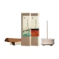 2 Box Included[Clear Water Melody+Rich Plum Scent]with Incense Burner