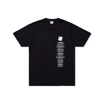 UNDEFEATED Straight T Shirt Unisex Black