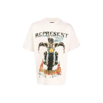 REPRESENT T-Shirts Men White