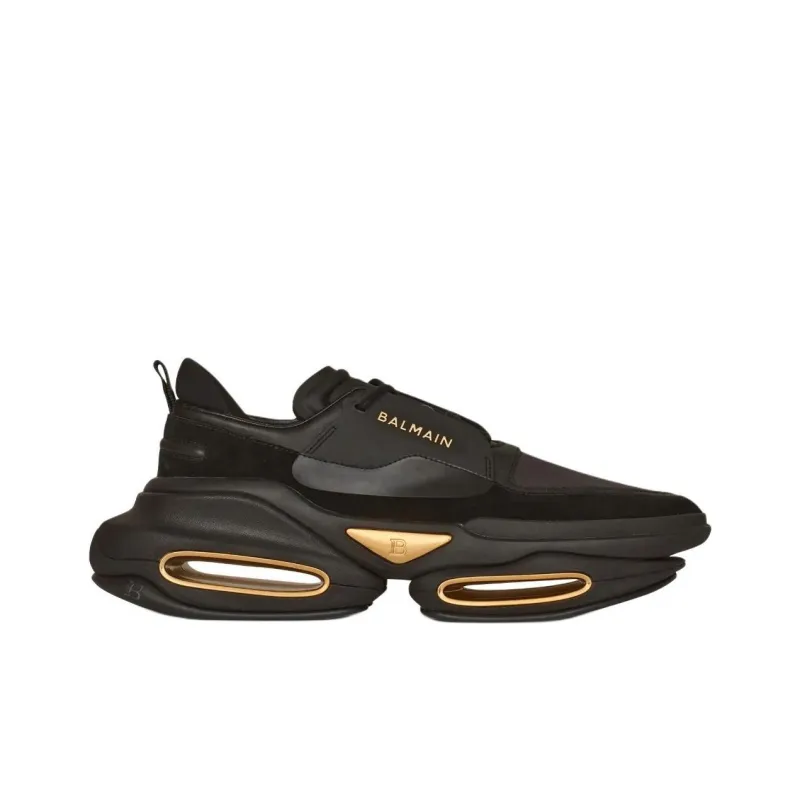 BALMAIN B Bold Low Top Sports Lifestyle Casual Shoes Men's Black-1