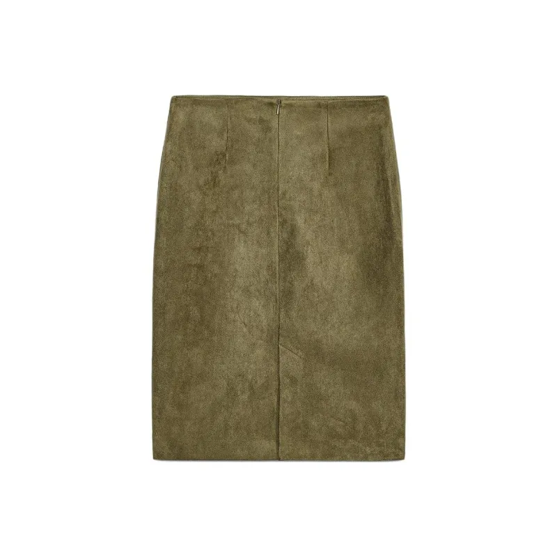 ZARA Casual Short Skirts Women's Medium Khaki-1