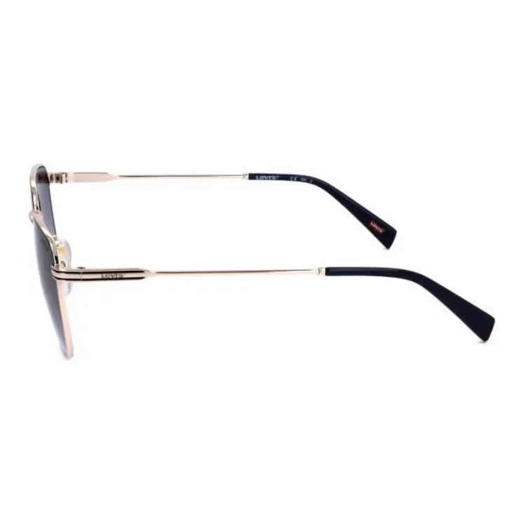 Levi's Stainless Steel Square Sunglasses Unisex Gold-2