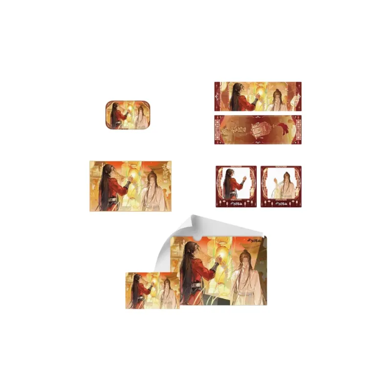 BILIBILIGOODS Heaven Official's Blessing Flickering Lantern Shadows. Anime Artboard Prints-2