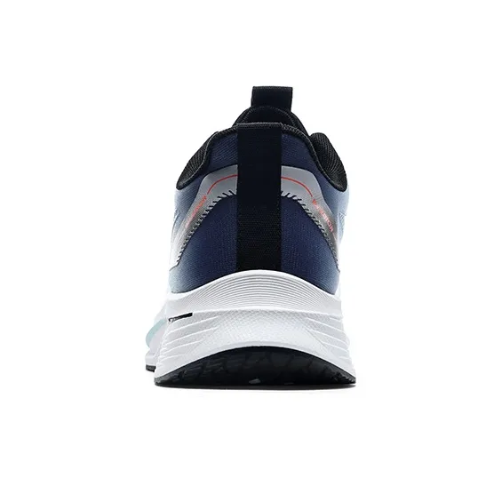 WARRIOR Running Shoes Men Low Top White Black Blue Gray-11