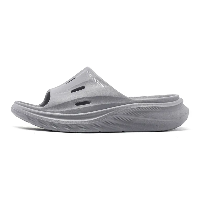 HLA Summer Indoor Slippers Platform Height Increasing Lightweight Home Unisex Slippers-14