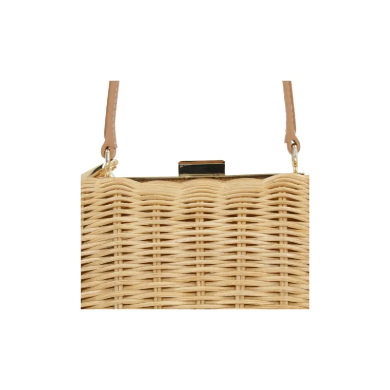 Self portrait Rattan Shoulder Bag-3