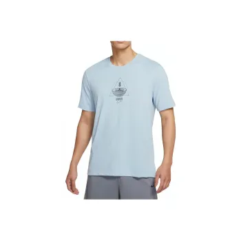 Nike T Shirts Men Light Blue