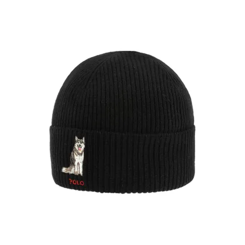Polo Ralph Lauren Acrylic Beanies Men's Black
