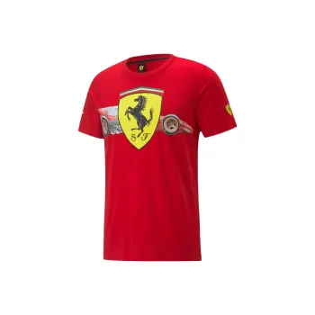 PUMA Ferrari T Shirts Men Race Red