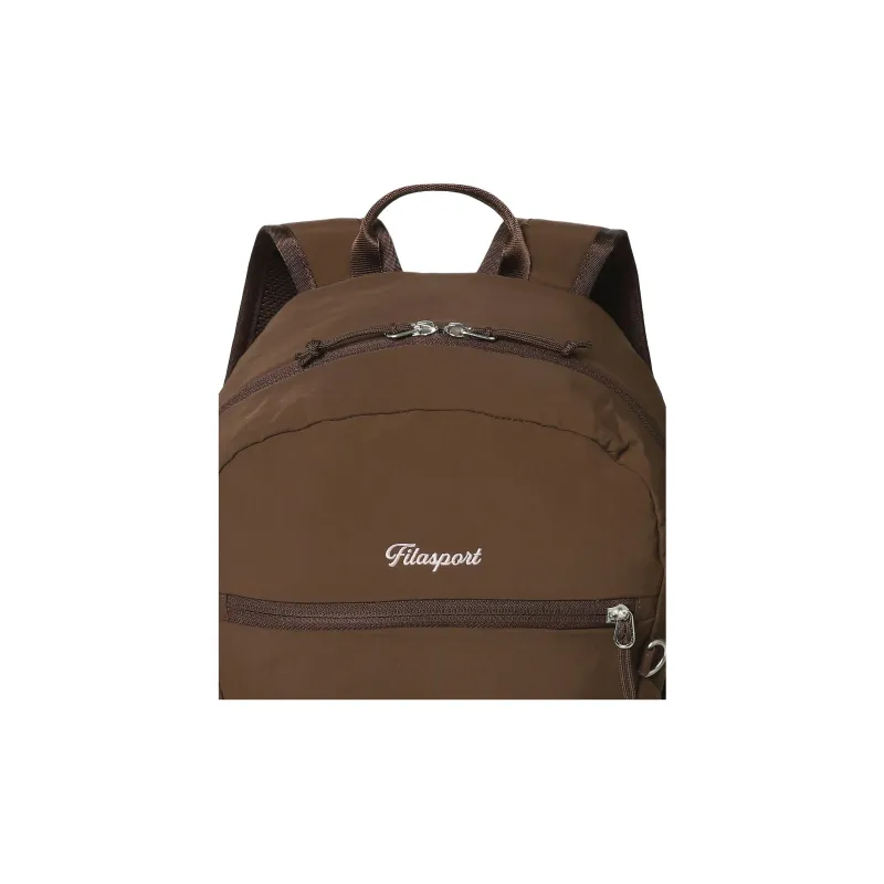 FILA Nylon Backpack Unisex Brown-4