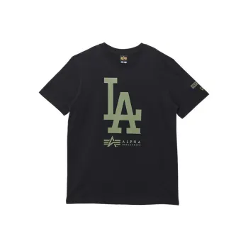 Mlb X Alpha Industries X New Era T Shirts Unisex Black