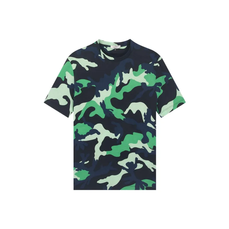 Valentino T Shirts Men Green-0