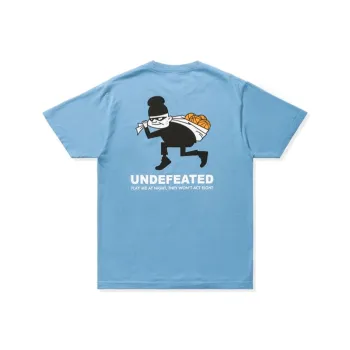 UNDEFEATED SS20 Crew Neck Fitted Straight Short Sleeved T Shirt Unisex Light Blue