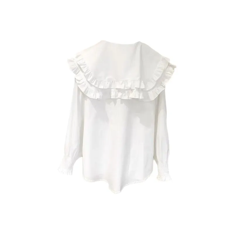 MADALLO Long Sleeved Shirt Women's White-1