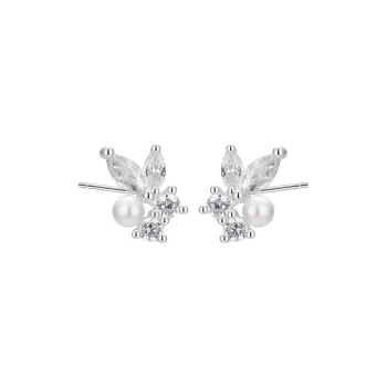 GIFT&CO S999 Silver Stud Earrings Women's