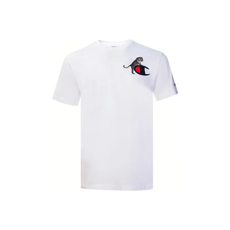 Champion T Shirt US Version Men's White-0