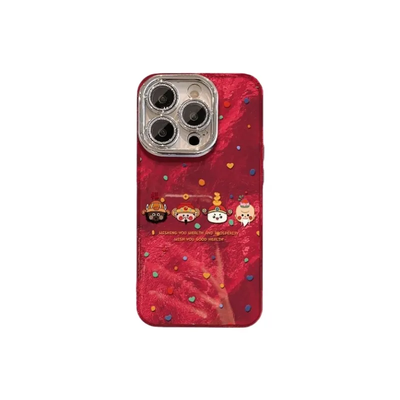 BYZ TPU Material Festive Phone Cases Compatible With Apple Collection Cute Style Cartoon Artistic-2