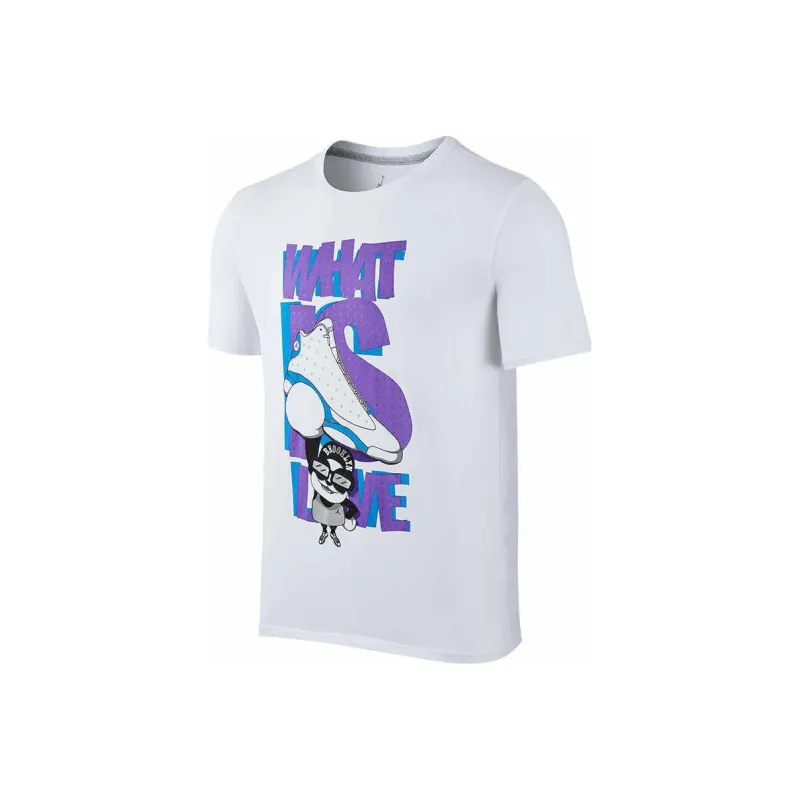 Jordan Air Jordan 13 T Shirts Men White-0