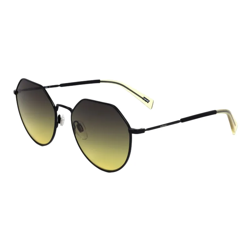 Levi's Steel Irregular Shape Sunglasses Unisex Black-1