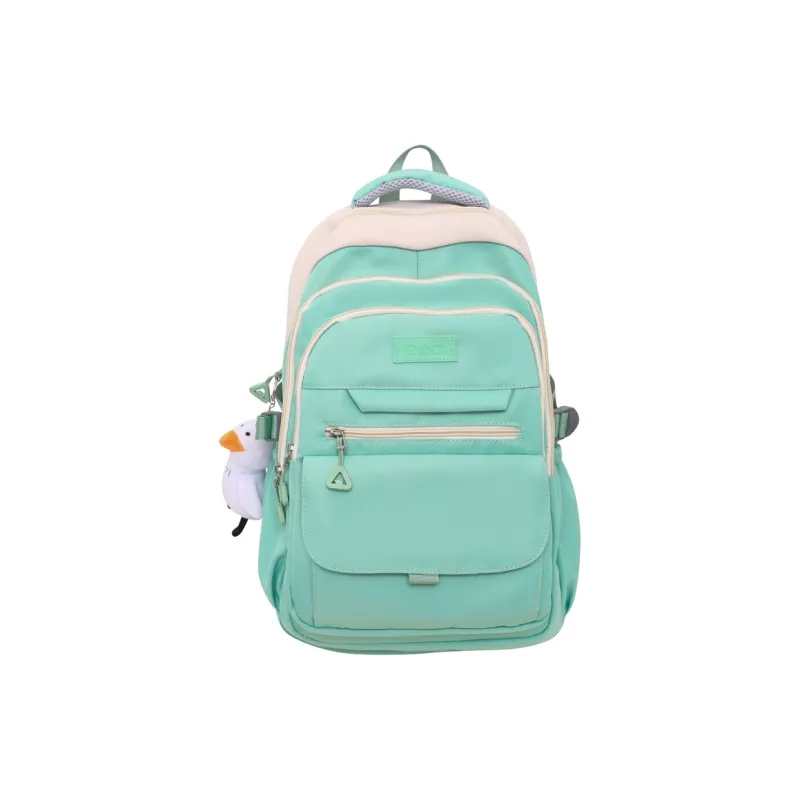 Travel Nylon Backpack Unisex Black/Blue/Purple/Green-27