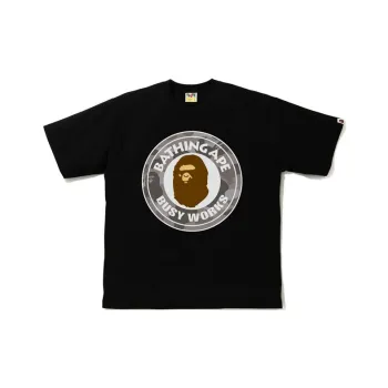A BATHING APE Color Camo Busy Works Relaxed Fit Tee