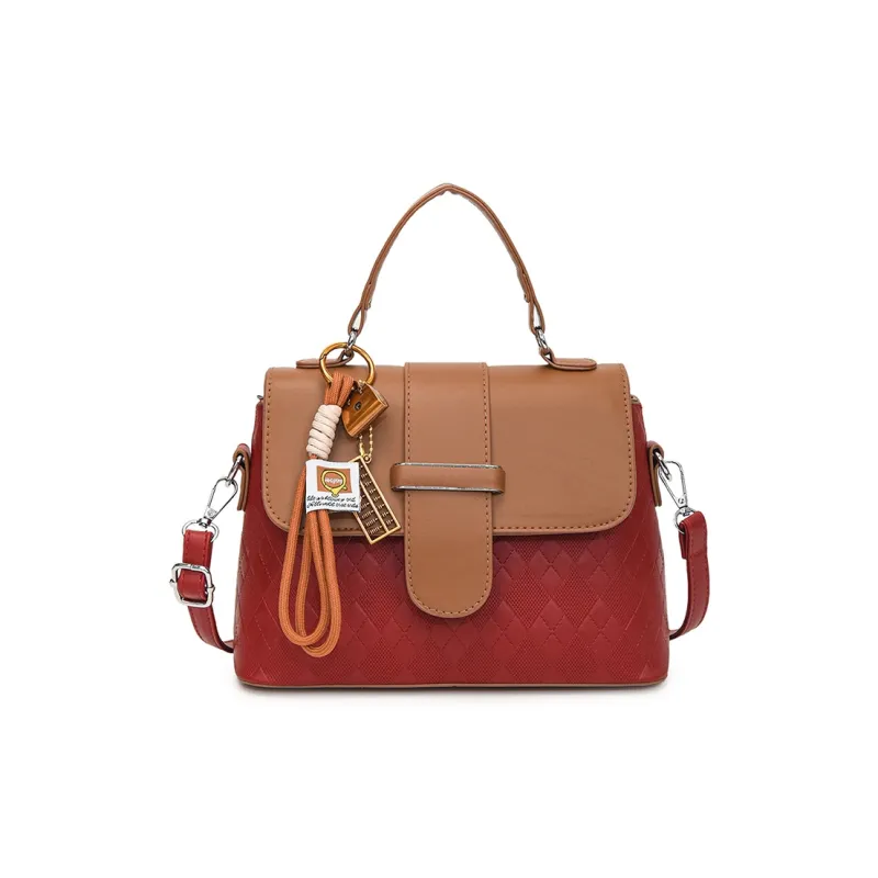 SURELAPTOP PU Crossbody Bags Handbags Women's Multicolor-7