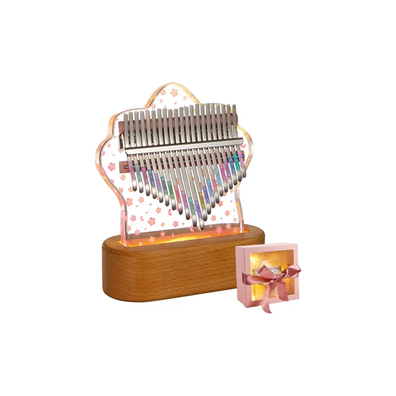 CEGA Acrylic Kalimba Fully Transparent Appearance 17/21 Keys Thumb Piano-33