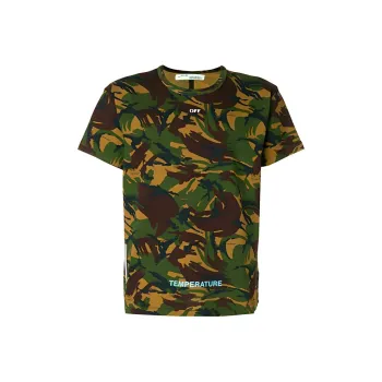 OFF WHITE T Shirt Men's Camouflage