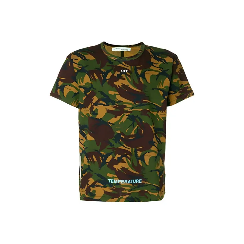 OFF WHITE T Shirt Men's Camouflage-0