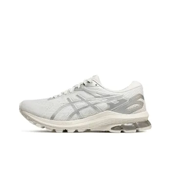 Asics GT 1000 10 Support Low Top Running Shoes Women's White Gray