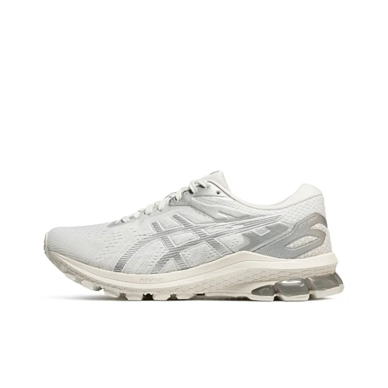 Asics GT 1000 10 Support Low Top Running Shoes Women's White Gray-0