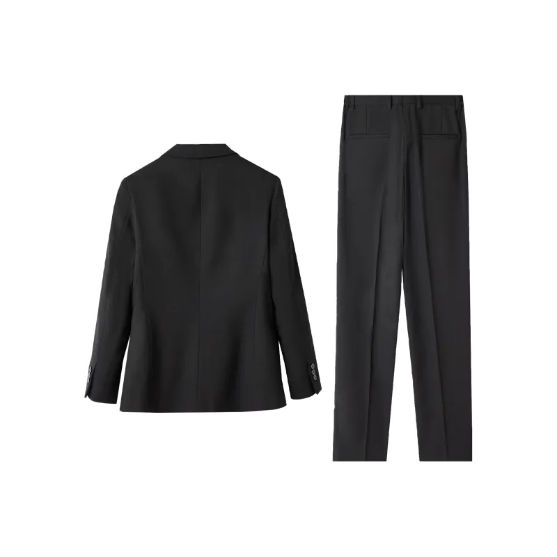 HLA Business Suits Women's Black Y3 Suit+Suit Pants-1
