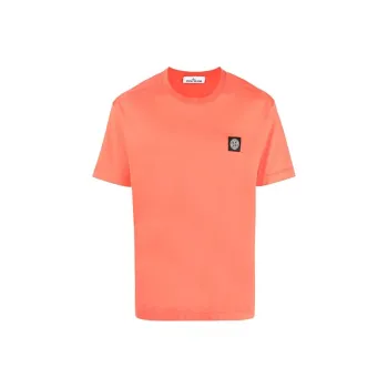 STONE ISLAND T Shirt Men's Orange