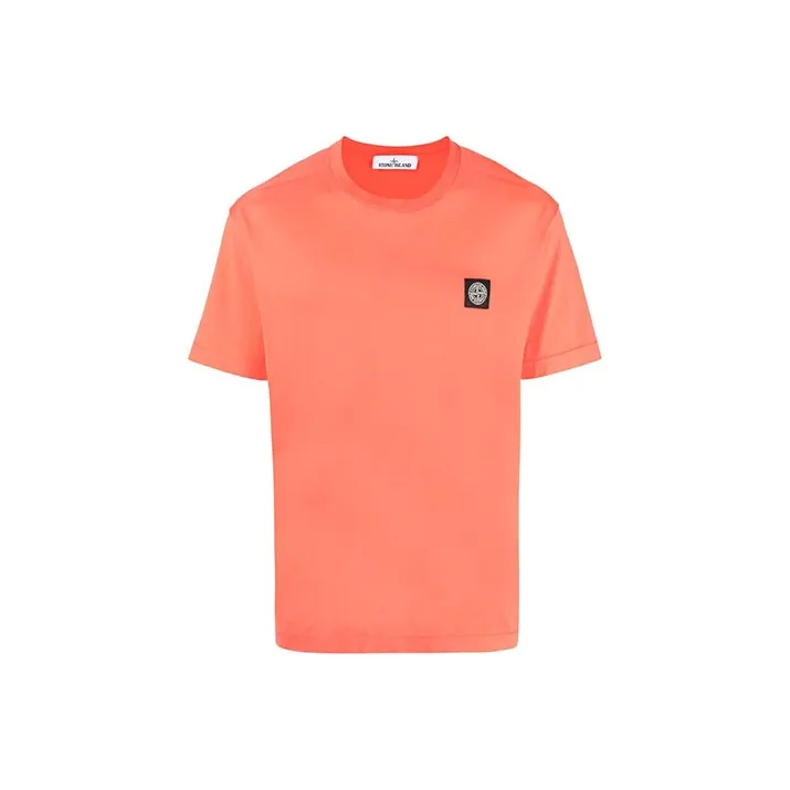 STONE ISLAND T Shirt Men's Orange-0