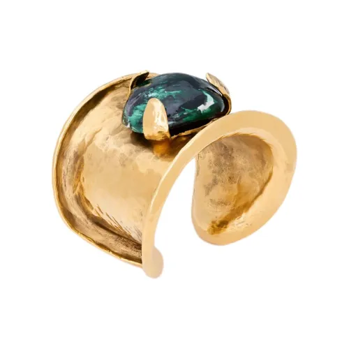 SAINT LAURENT Enamel Bangles Unisex Green
