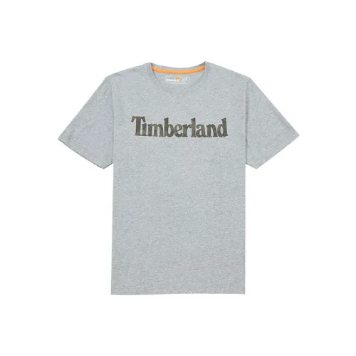 Timberland Drop Shoulder Sleeve T-Shirt Men's Gray