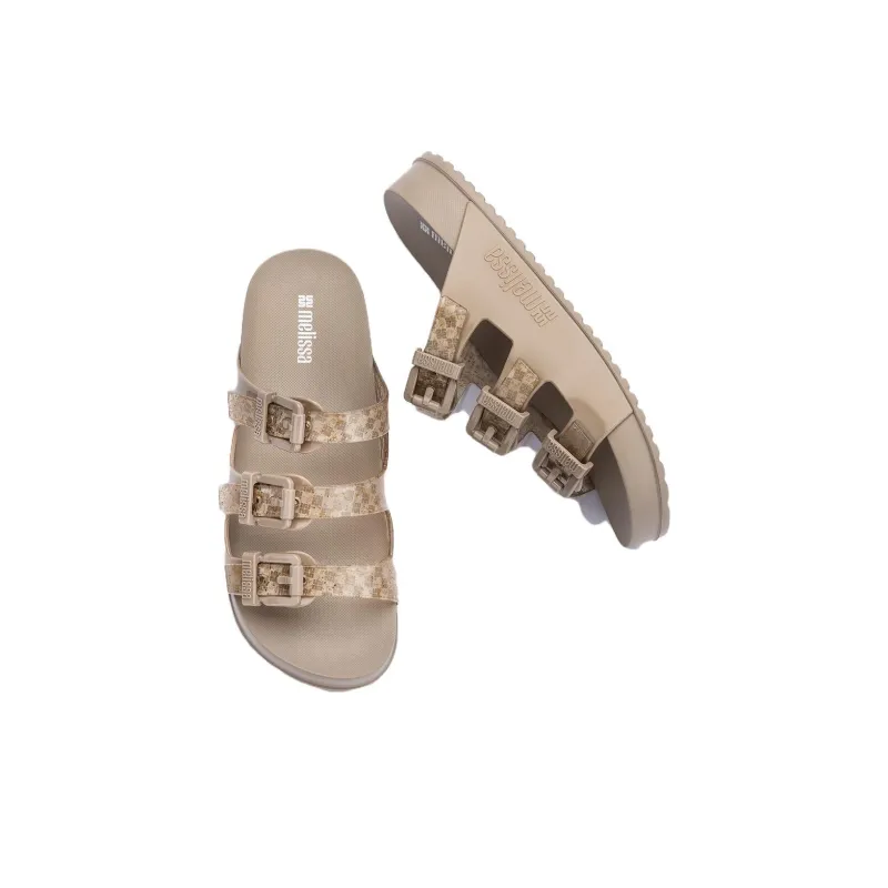 MELISSA PVC Polyvinyl Chloride Quiet Slip Resistant Abrasion Resistant Slide Slippers Women's-3