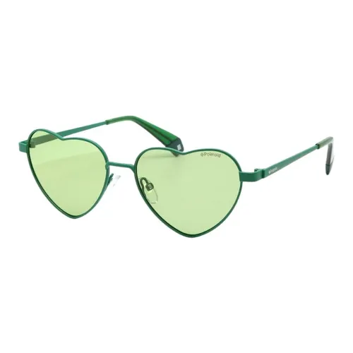 Polaroid Irregular Shape Sunglasses Women's Green