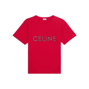 CELINE T Shirts Men Red
