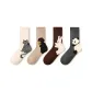 Hug Me Crew Socks-4 Pack 7A Antibacterial