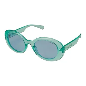 Polaroid Plastic Oval Sunglasses Women's Green