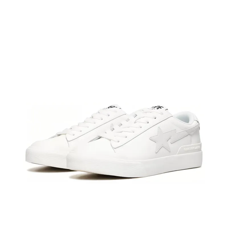 Stadium Goods x A BATHING APE MAD STA Anti-Slip Wear-Resistant Low-Top Skateboard Shoes Men's White-1