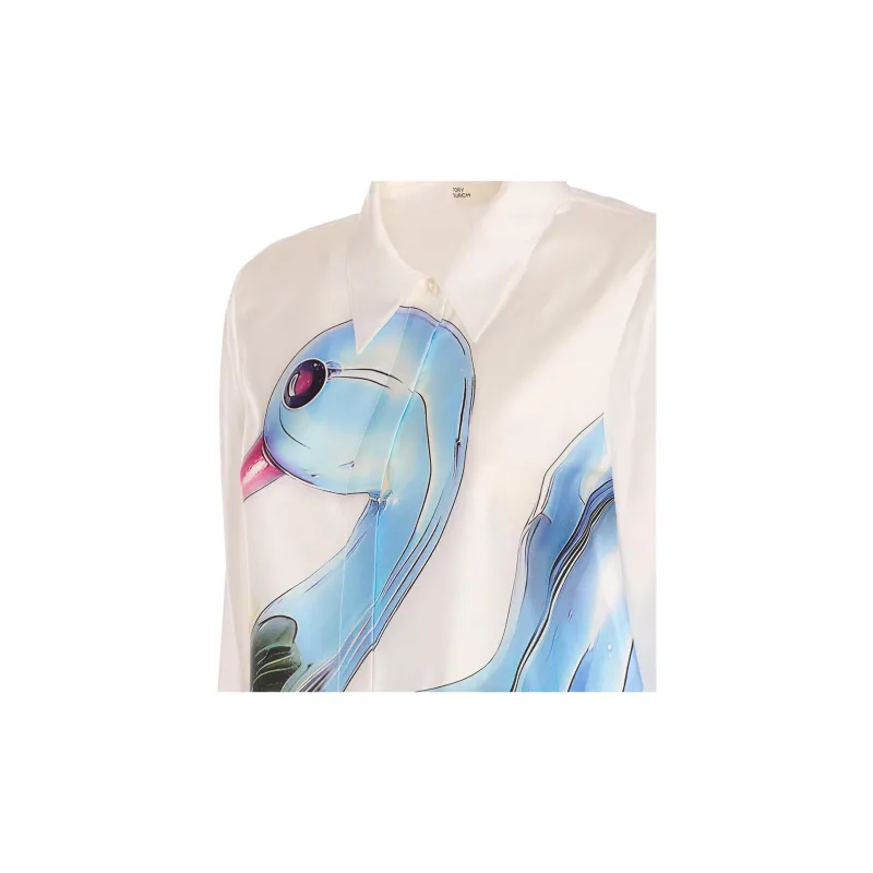 TORY BURCH Lucky Duck Long Sleeved Shirt-2