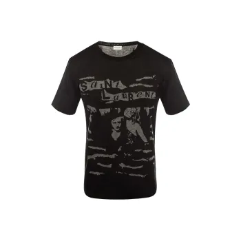 SAINT LAURENT T Shirt Men's Black